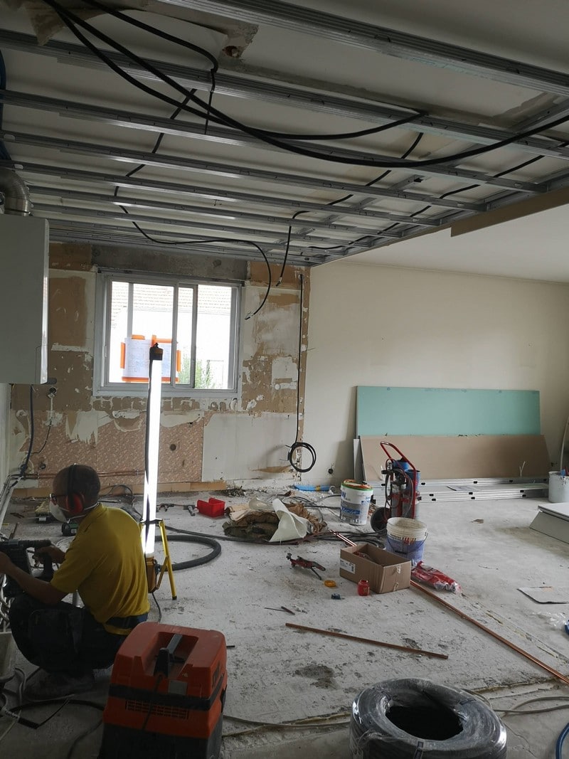 Chantier Nantes Appartement Cloisons Seches 2